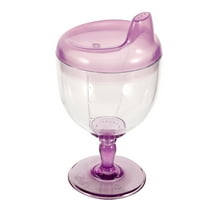 WRITWAA Plastic Kids Cup 180ml Toddler Spill-Proof Training Cup and Cute Design