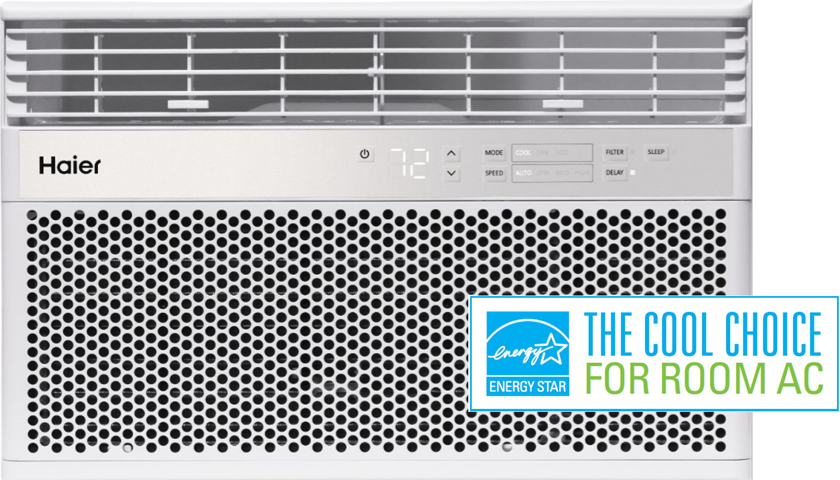 Haier QHM08LX 8,000 BTU Electronic Window Air Conditioner AC Unit with Remote - image 2 of 7