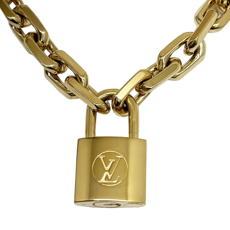 Used LOUIS VUITTON Louis Vuitton Collier LV Edge Cadena Necklace 