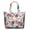Artistic, variant on Cartoon Sushi Japanese Food Themed Weekender Bag Lightweight Travel Tote Bag with Sushi Party Fish Prints, Multipurpose for Business Leisure