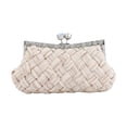 thumbnail image 1 of Guardurnaity Bolso elegante para mujeres adultas, adecuado para muchas ocasiones, bolsos de mano para mujeres, bolso de mano desnudo Bolsas de mensajero y de hombro champán, 1 of 6