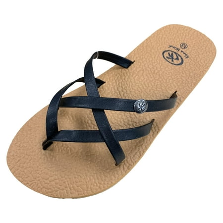 

Hi Footwear Hi Girls Strappy Slipper H2791blk2
