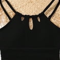 thumbnail image 5 of Bovxnpu Girls One Piece Swimsuit Big Girls' Solid Backless 1 Piece Swimwear (Girl's or Girl's Plus), 5 of 5