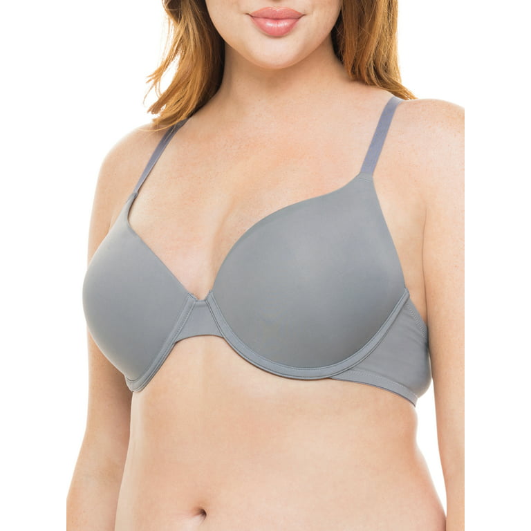 No Boundaries Juniors' or Women's Tailored Lightly Lined Underwire T-Shirt  Bra, 2-Pack 