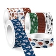 thumbnail image 2 of Football Washi Tape 12 Rolls Sport Rugby Washi Tape Masking Decorative Sport Washis Tape for DIY Craft Scrapbook Journaling Party Favor Supplies$$Art & Craft, 2 of 8