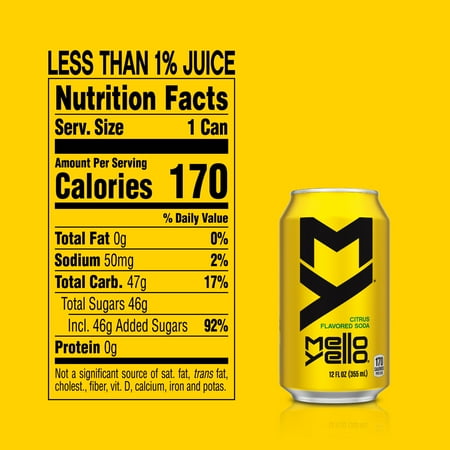 Mello Yello Can, 12 fl oz