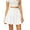 White, variant on EDFBUYKRS Female Skirts Long Flowy Skirt with Slit 2023 Skirt Women's Fashion Short Skirt High Waist Elastic Solid Skirt