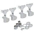 thumbnail image 4 of MLINS 4pcs 4R Bass Tuner Machine Heads Tuning Pegs Silver, 4 of 8