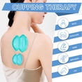 thumbnail image 3 of 6PCS Silicone Cupping Therapy Set, 3 Sizes Silicone Cupping, Cuppings Therapy Set for Body, Massage Tools, Practical Presents (Green), 3 of 7