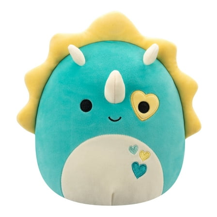 Squishmallows Official 8 inch Braedon the Triceratops - Child's Ultra Soft Stuffed Plush Toy
