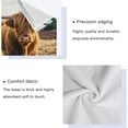 thumbnail image 3 of GZHJMY Highland Cow Towel Set of 3, Highly Absorbent Soft Towels with Bath Towel, Hand Towel and Washcloth for Bathroom Hotel Gym Spa, 3 of 7