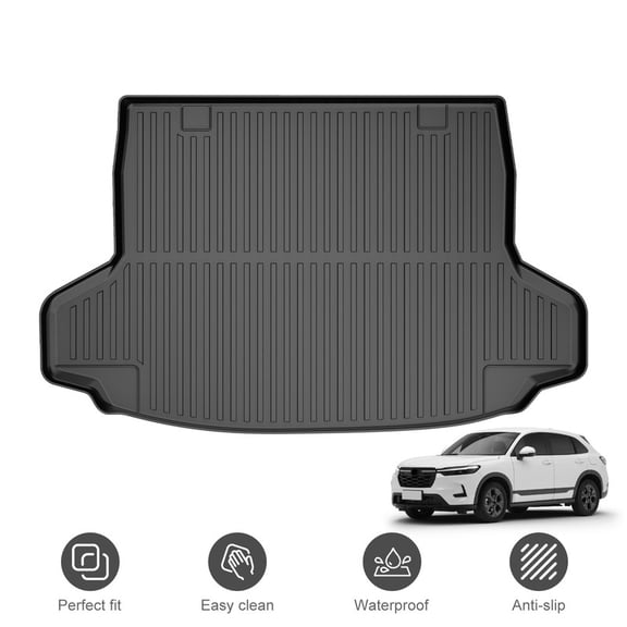 Custom Fit All‑Weather TPE Black Cargo Liner Trunk Mat Accessories for 2023‑2027 Honda HR‑V & 2025‑2026 Acura ADX