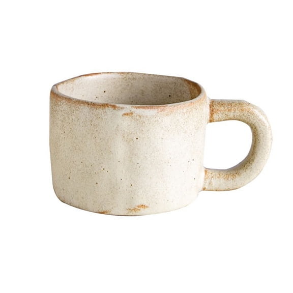 Vintage Distressed Terracotta Ceramic Coffee Cup Mug Home and Office Drinking Cup