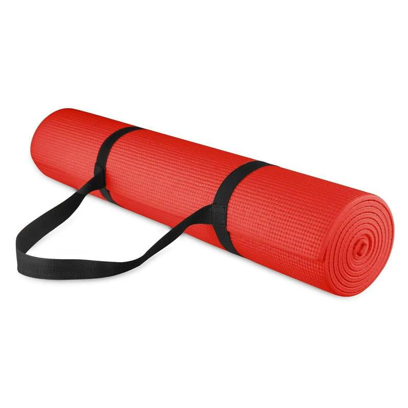 Soft Everlast roll up Yoga Gym Exercise workout Training mat with carry strap 