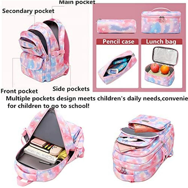 Kids Backpack for Boys Girls Luminous Preschool Bookbag with Lunch Box  Pencil Case Set Toddler Backpacks Kindergarten School Bags - Yahoo Shopping