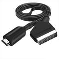 thumbnail image 1 of SCART to Converter, Convertisseur Vidéo HD, Adaptateur de Transfert Portable Haute Définition Interface Multimédia vers SCART Connexion Directe, 1 of 7
