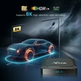 thumbnail image 2 of X98K Android TV Box, RK3528 Octa-Core, 2GB RAM 16GB ROM, Android 13, Wi-Fi 6, BT5.2, 8K Ultra HD, HDR10+, IR Remote Control, 2 of 9