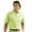 Apple Green, variant on Monterey Club Men's Pro Mesh Texture Solid Golf Polo Shirt #1069