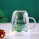 thumbnail image 3 of tazas lindo de Navidad Taza, Taza para árbol de Navidad, Taza de Té Taza de Leche Vasos de los Vidrios de Doble Pared, Taza de Espresso Tazas de Navidad para Mujeres, Hombres, Niño, Oficina, 3 of 5