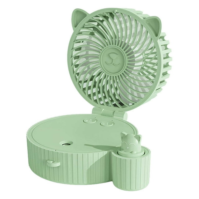 Ventilateur de Cou Portable Pulvérisation Colorée Petit Ventilateur Portatif Pliant de Bureau Ventilateur Froid Recharge Usb Mini Paresseux Cou Petit Ventilateur Ventilateur Personnel Cou