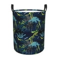 thumbnail image 6 of Lsque Cartoon Dinosaur pattern Laundry Hamper Basket, Tall Woven Rope Hamper Basket for Clothes, Lightweight Storage Basket, Collapsible Waterproof-Small, 6 of 8