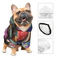 thumbnail image 3 of KLL Easter Eggs1 for Basic Dog Hoodie - Pet Hoodie Sweater with Leash Hole - Cute Dog Sweatshirt - Pet Clothes Hooded Sweatshirt for Dog & Cat -X-Large, 3 of 8