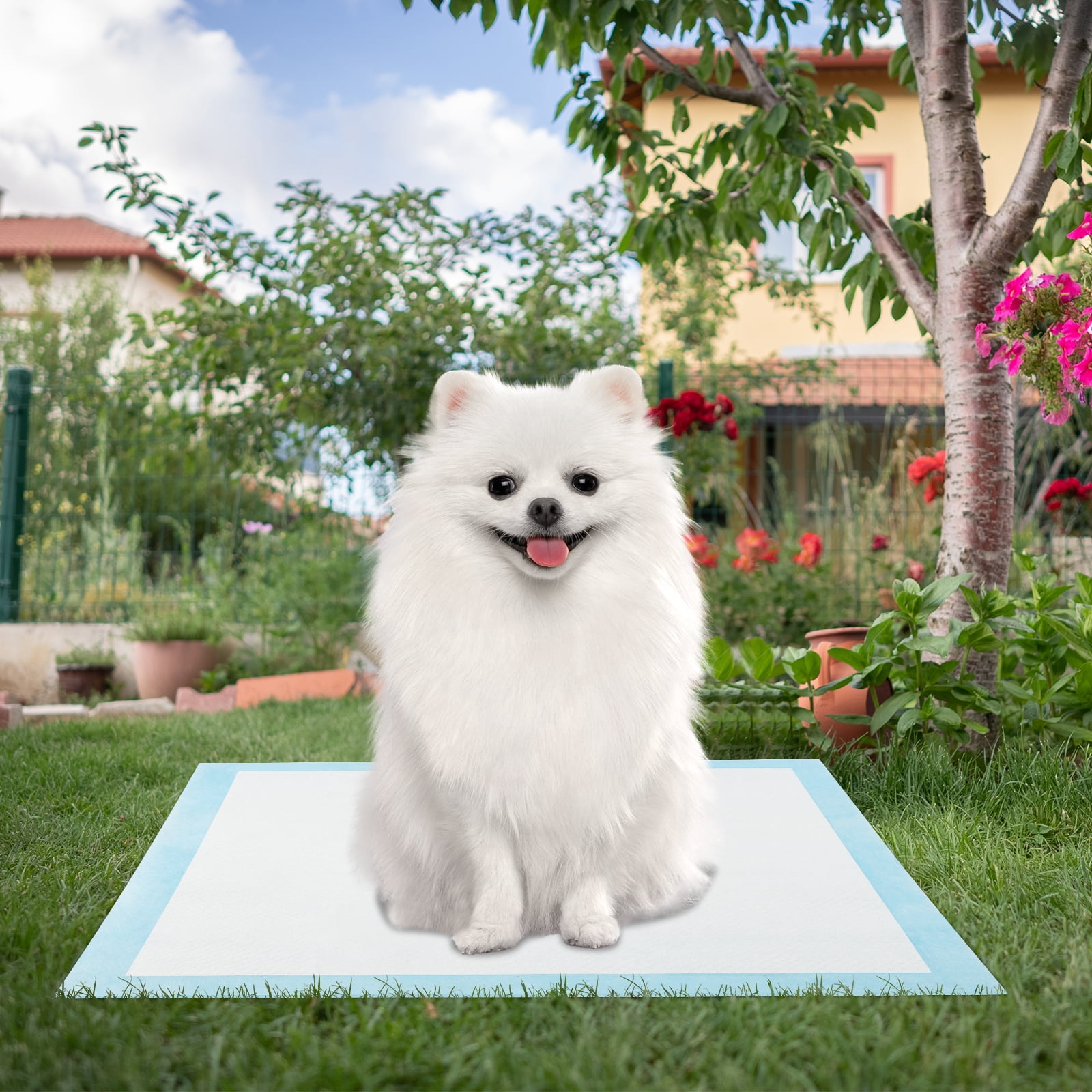 Gymax 24''x 17''(300 Counts) Dog Potty Training Pads Puppy Pee Pads w/ Quick-Drying