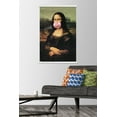 thumbnail image 2 of Reinders - Mona Lisa Bubble Gum Wall Poster with Magnetic Frame, 22.375" x 34", 2 of 5
