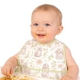thumbnail image 5 of Mess Proof Baby Bibs for Eating, Waterproof Toddler Bibs for 2-4 Years, Soft Machine Washable Sleeveless Baby Smock Bib, Reusable Weaning Apron for Feeding Bib with Food Catcher, Bunny, 5 of 5