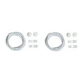 thumbnail image 1 of ZheElen 2a Of Solid Shoelaces With Durable Spring Buckle For Shoes Shoe Laces Prevent Falling White, 1 of 6