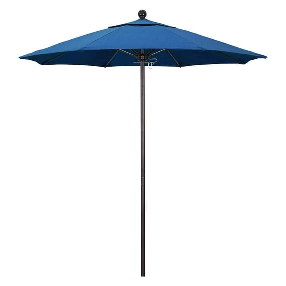 California Umbrella 7.5 ft. Fiberglass Sunbrella Market Umbrella