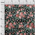 thumbnail image 2 of oneOone Polyester Spandex Black Fabric Florals Fabric For Sewing Printed Craft Fabric By The Yard 56 Inch Wide, 2 of 4