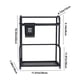 thumbnail image 3 of Fiudx Ofertas y liquidaciones Estante de cocina, estante para especias para condimento, suministros, estante para cuchillos, estante para encimera de 2 niveles, estantes de almacenamiento para aceite, 3 of 6