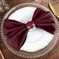 thumbnail image 6 of Balsa Circle 100 Pieces 20" Burgundy Polyester Napkins Wedding Kitchen, 6 of 8