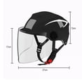 thumbnail image 3 of Casco De Motocicleta Eléctrica A Prueba De Sol, 3 of 3