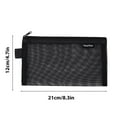 thumbnail image 2 of Steadline Clear Mesh Exam Pencil Case, Nylon Mesh Zipper Pen Case Bag, Makeup Bag for Women, Portable Office campus Stationery Storage Pouch for Adults, 2 of 8