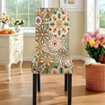 thumbnail image 2 of Xoenoiee Boho Mandala Flower Pattern 7 Pieces Set Tablecloth and Chair Covers for Banquet Party Decor Washable Rectangle Table Cloth and Dining Chair Slipcovers for Dining Room, 2 of 5