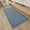 2x4, variant on Waffle Bathroom Runner Rugs, Super Absorbent Bath Mat Non Slip Washable Quick Dry, Upgraded Ultra Soft Boho Bath Rugs with Tassels, Farmhouse Home Decor Accessories, 2'x6'(24"x72") Brown