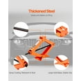 thumbnail image 5 of 2.5 Ton Scissor Car Jack with 3.-17.1 Inch Lift Range, Heavy Duty Tire Changing Kit, 5 of 11