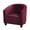 Red, variant on Thick Velvet Club Chair Slipcover, Stretch Armchair Covers Tub Chair Covers Sofa Couch Cover for Bar Counter Living Room Brown
