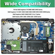 42Wh Replacement battery for Dell Inspiron 14 5481 5482 5485 5491 2-in-1 3-Cell 42Wh Laptop Battery YRDD6