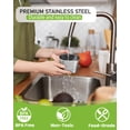 thumbnail image 3 of Caja para snacks Kidinit de acero inoxidable con 8 compartimentos, 3 of 8