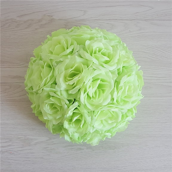 Clearance Under $5 Artificial Flower Ball 13cm Realistic Wedding Home Garden Vase Centerpiece Decor,1PC,Purple