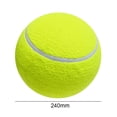 thumbnail image 2 of Pelota de juguete para masticar perros de 9,5 pulgadas, pelota de goma resistente a mordeduras para perros, juguetes molares, suministros para mascotas Tmvgtek Para estrenar, 2 of 3