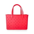 thumbnail image 5 of Time and Tru Women's Waterproof EVA Beach Tote Bag, Coral Pink, 5 of 6