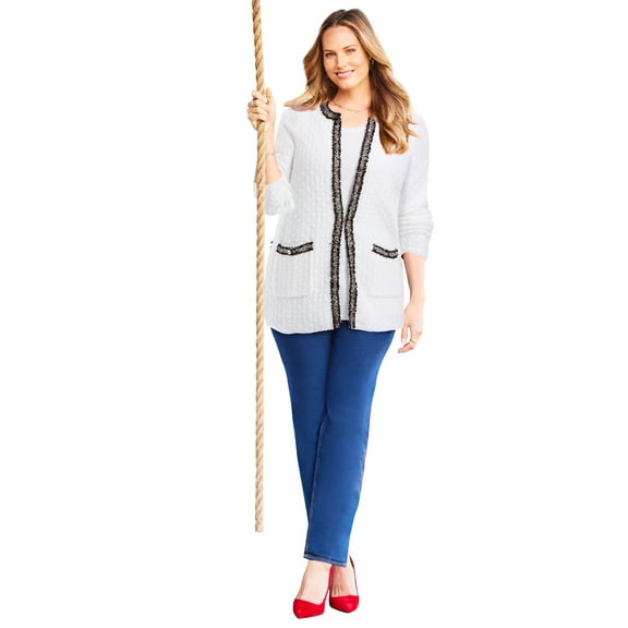 Catherines Women's Plus Size Liz&Me Iconic Cardigan