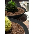 thumbnail image 6 of Veradek Mason Series Lane Bowl 24" Plastic-Stone Planter 2-Pack Black, 6 of 11