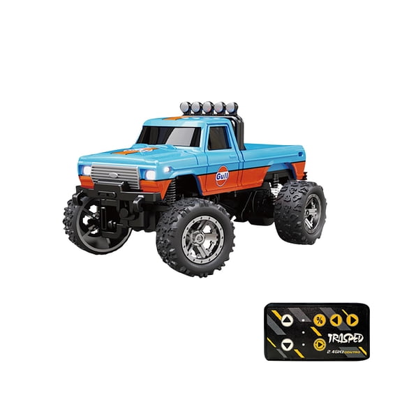 1/64 Scale Alloy RC Monster Truck 2.4GHz Remote Control Off-Road Semi Crawler Vehicle High Speed Stunt Race Car Simulation Model Hobby Collector Gift