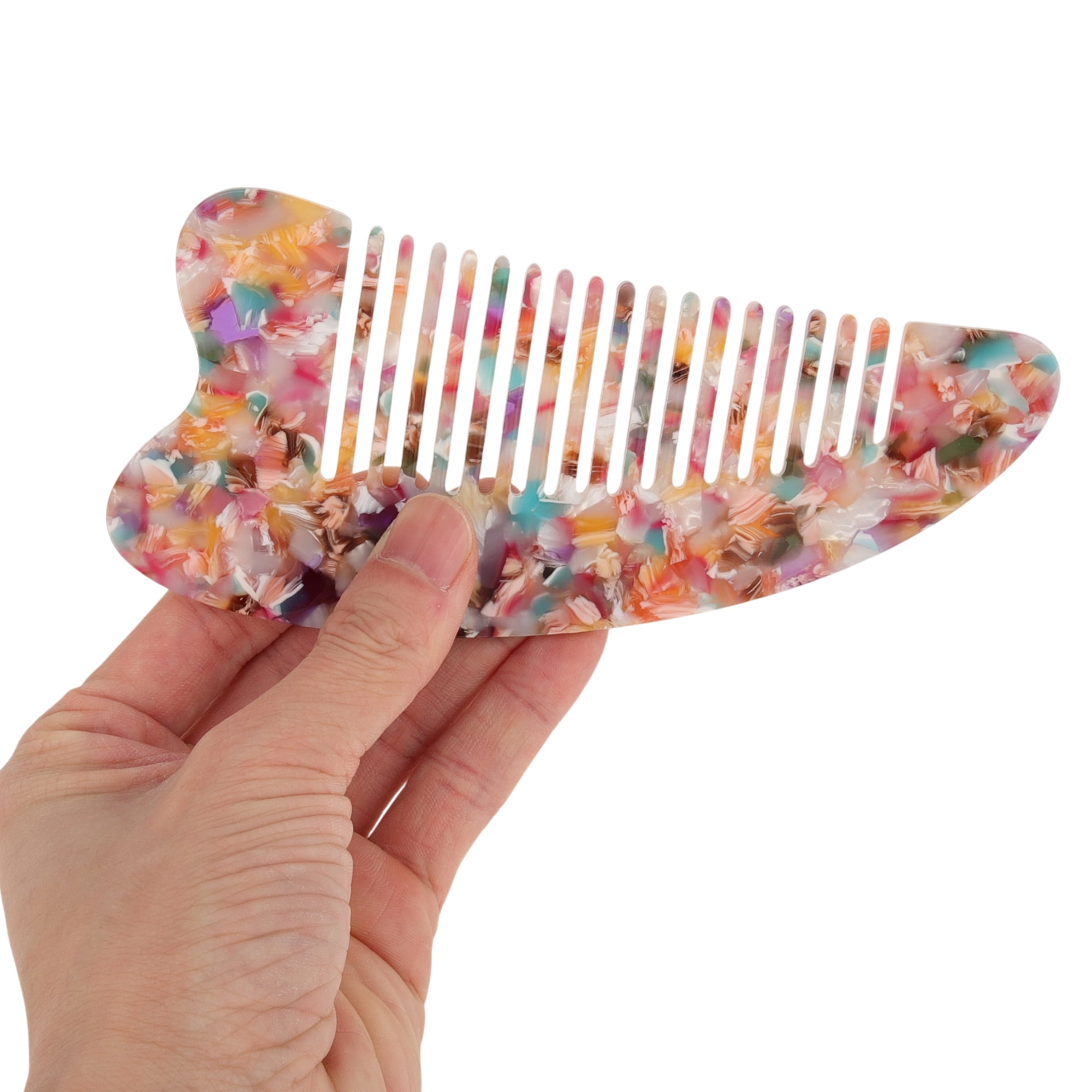 Unique Bargains 1 Pc Anti Static Hair Comb Designed for All Hair Types Styles Multicolor