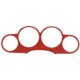 thumbnail image 1 of Cubierta decorativa para marco de panel de salpicadero de coche, embellecedor de ABS, accesorios interiores para 2009-2014 (fibra roja), 1 of 5